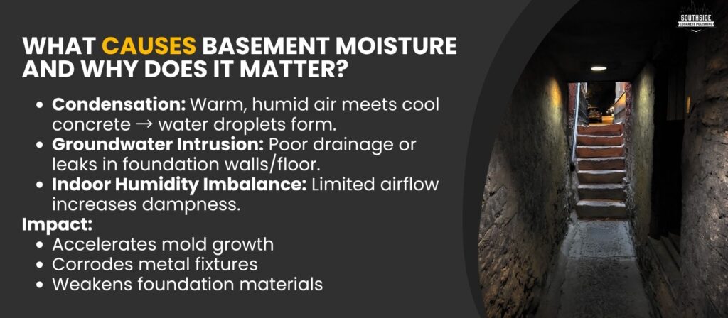 What Causes Basement Moisture and Why Does It Matter