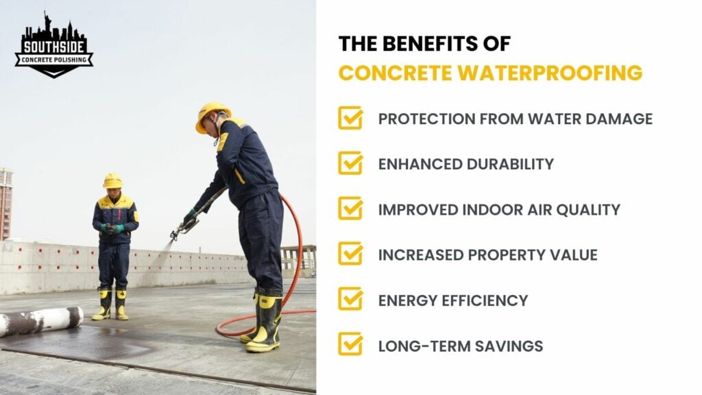 Benefits of Concrete Waterproofing