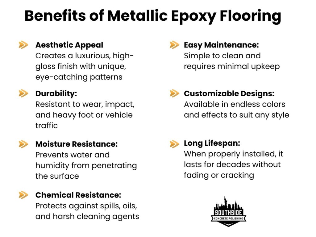 Benefits of Metallic Epoxy Flooring