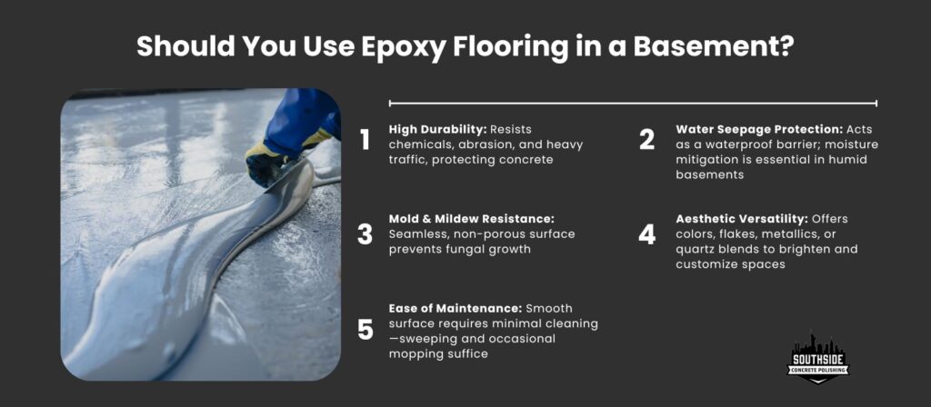 Should You Use Epoxy Flooring in a Basement