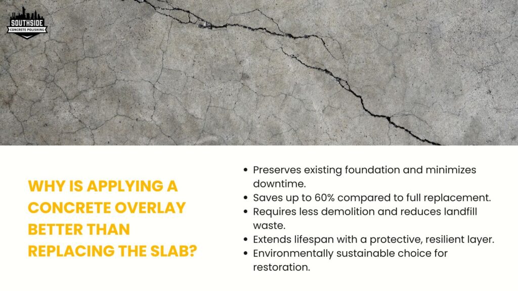Why Is Applying a Concrete Overlay Better Than Replacing the Slab