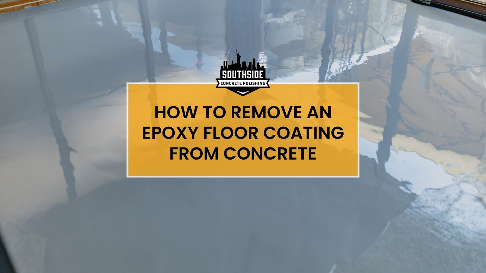 How to Remove an Epoxy Floor Coating from Concrete